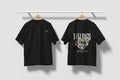 Feelings — Chrome Heart Statement Tee Front&Back - BlankNine