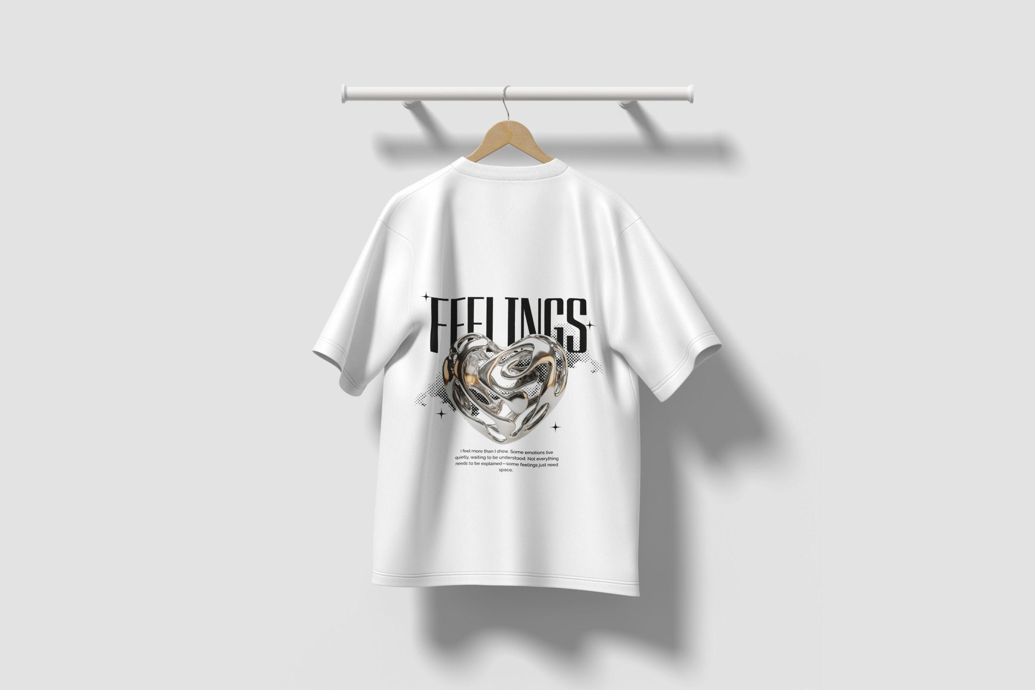 Feelings — Chrome Heart Statement Tee Front&Back - BlankNine