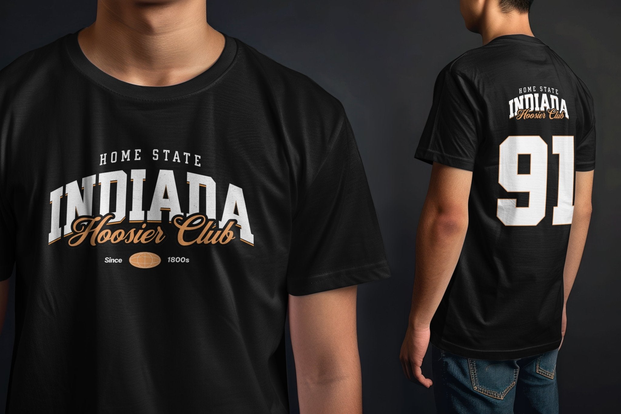 Home State Indiana — Hoosier Club Tee - BlankNine