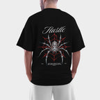 Hustle — Spider Web Tee Front&Back - BlankNine