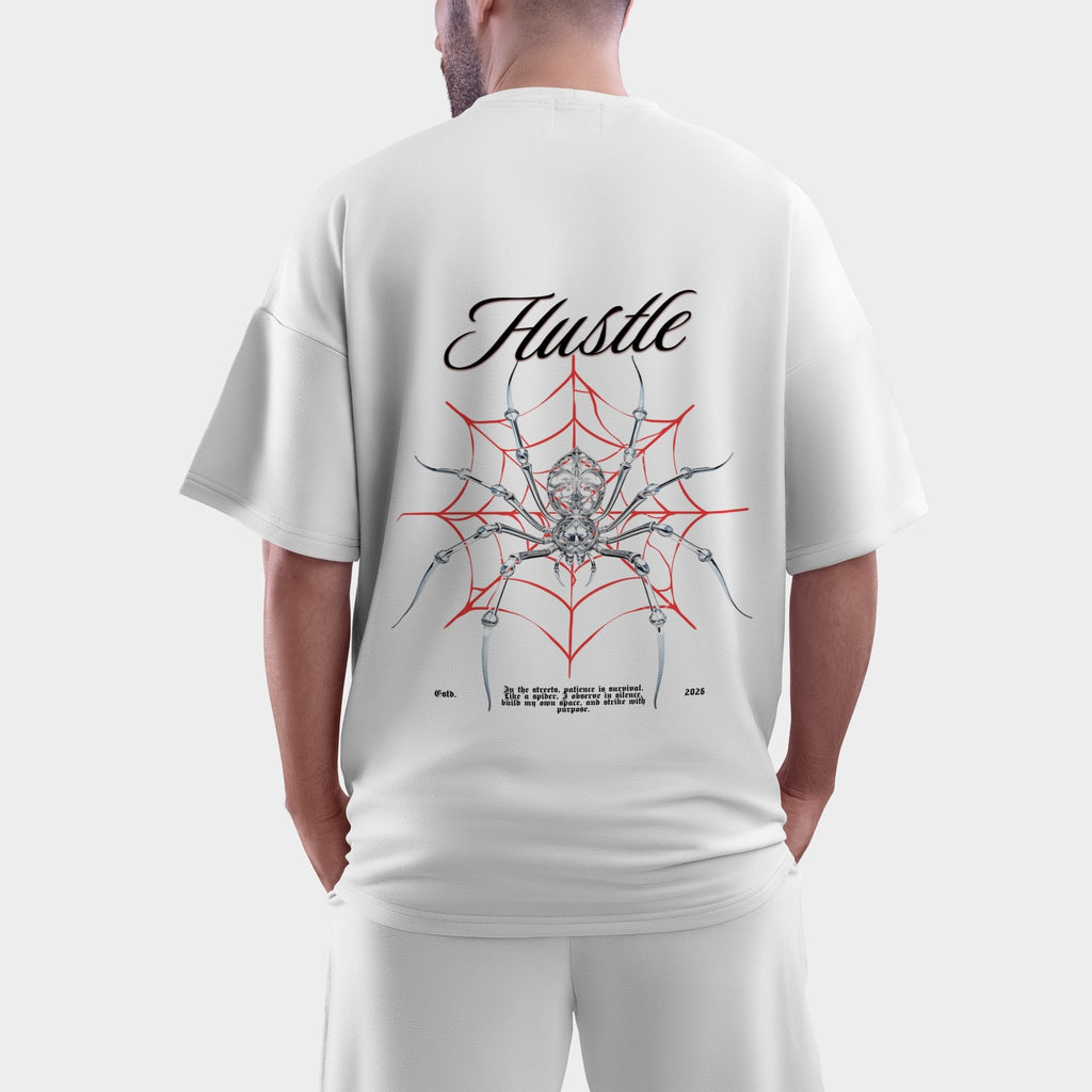 Hustle — Spider Web Tee Front&Back - BlankNine