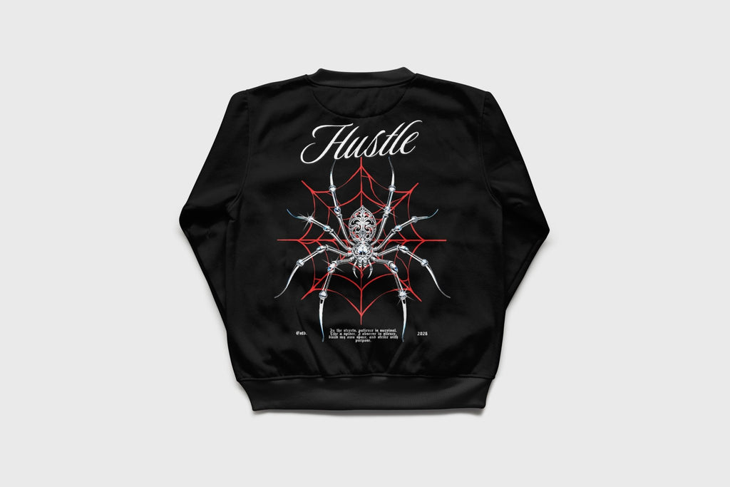 Hustle Web — Sweatshirt Crewneck - BlankNine