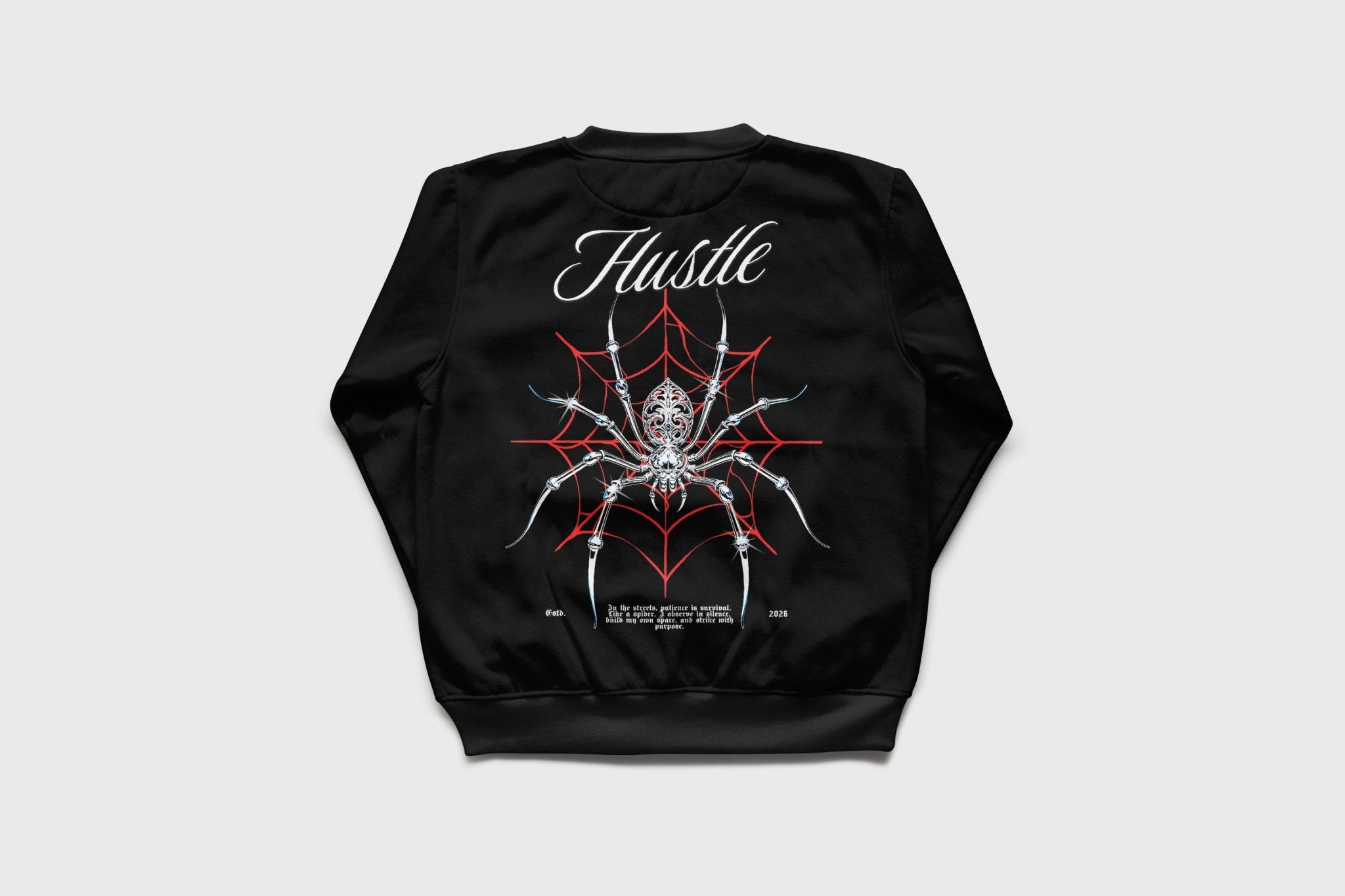 Hustle Web — Sweatshirt Crewneck - BlankNine
