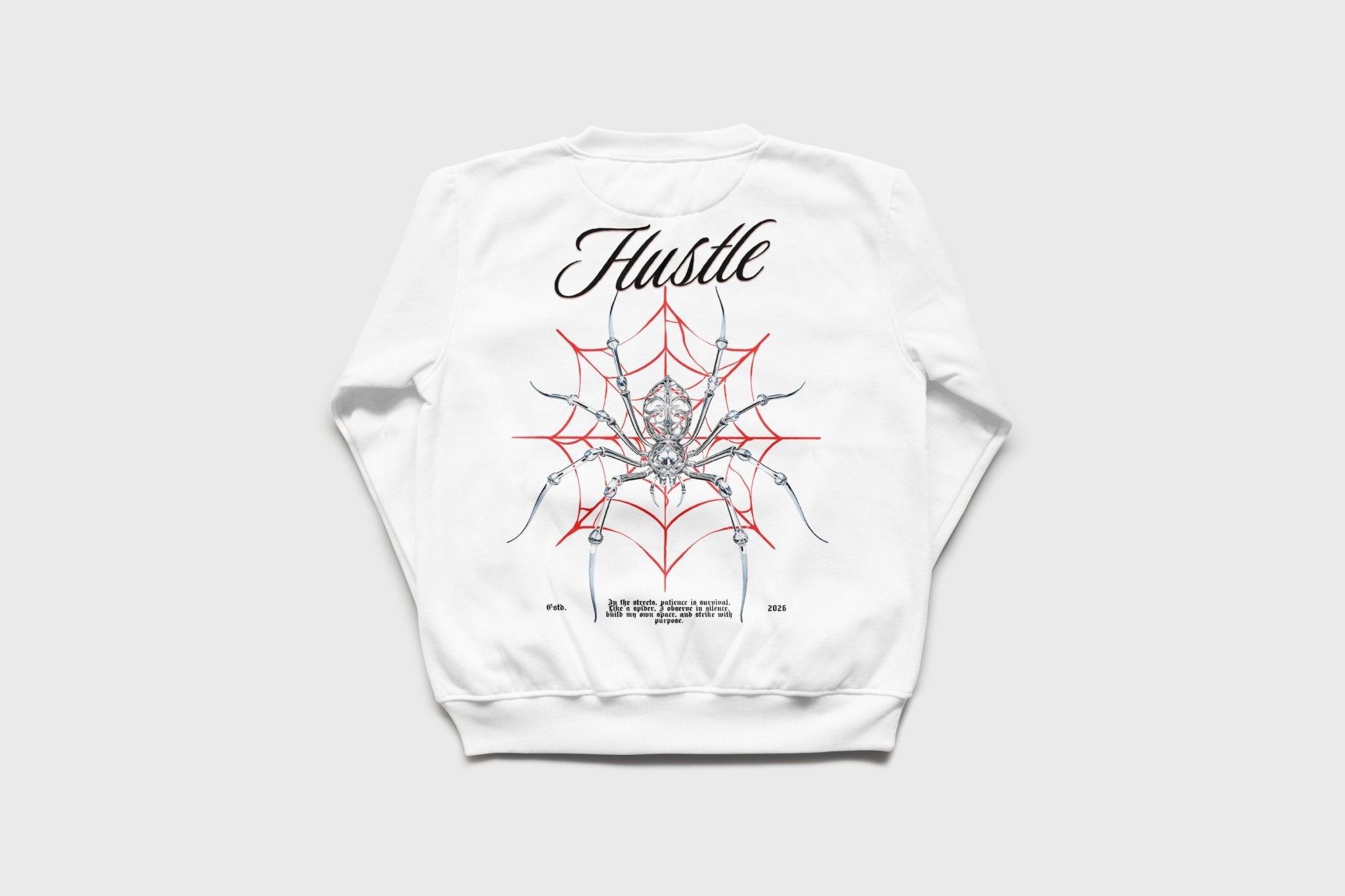 Hustle Web — Sweatshirt Crewneck - BlankNine