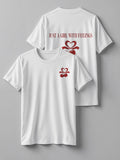 Just a Girl With Feelings — Cherry Heart Tee - BlankNine