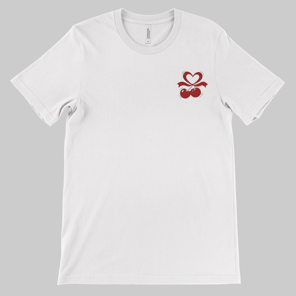 Just a Girl With Feelings — Cherry Heart Tee - BlankNine