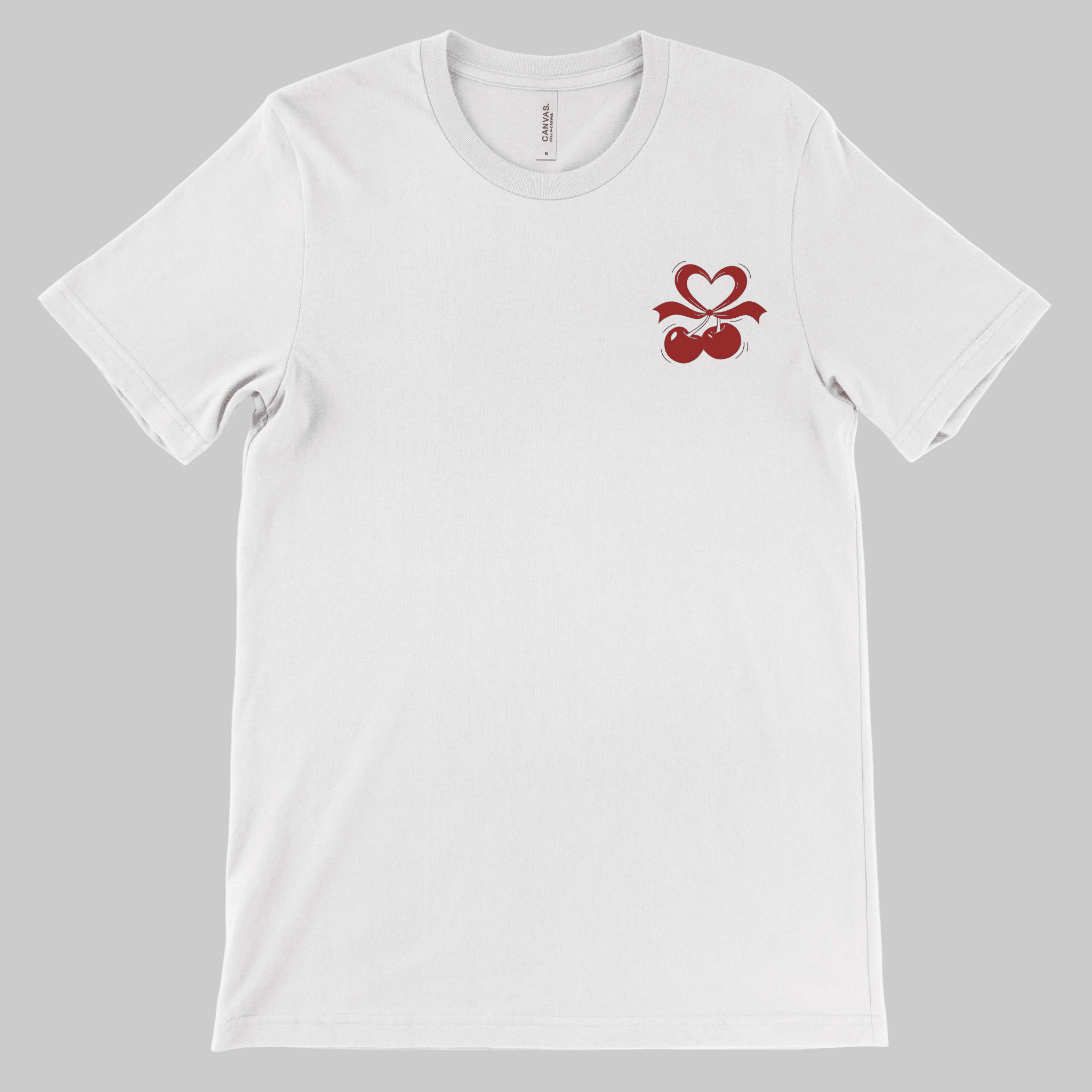 Just a Girl With Feelings — Cherry Heart Tee - BlankNine