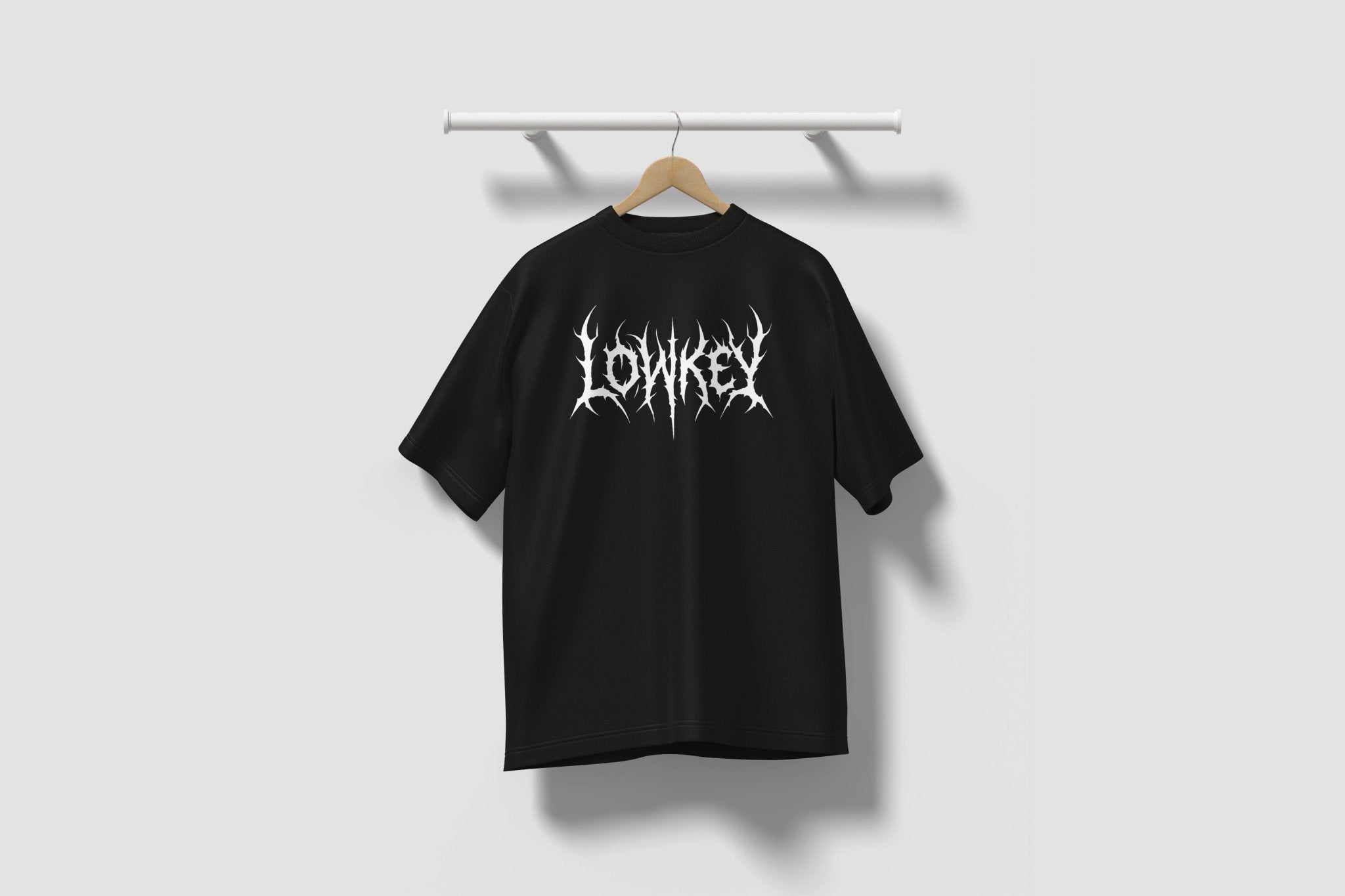 Lowkey — Gothic Logo Tee - BlankNine