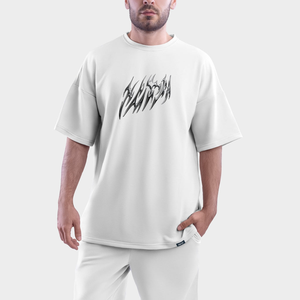Lowkey — Metallic Logo Tee - BlankNine