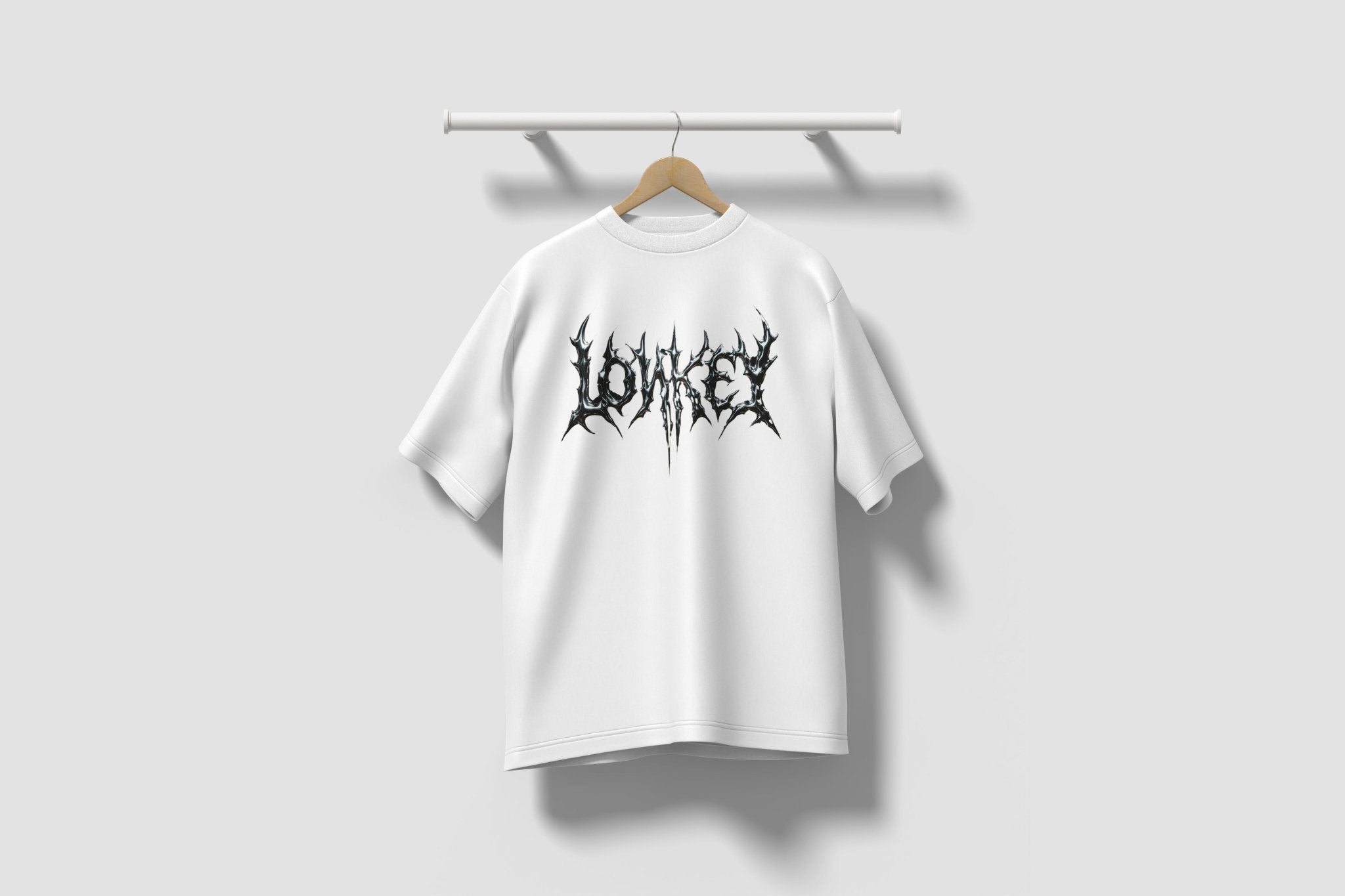 Lowkey — Metallic Logo Tee - BlankNine