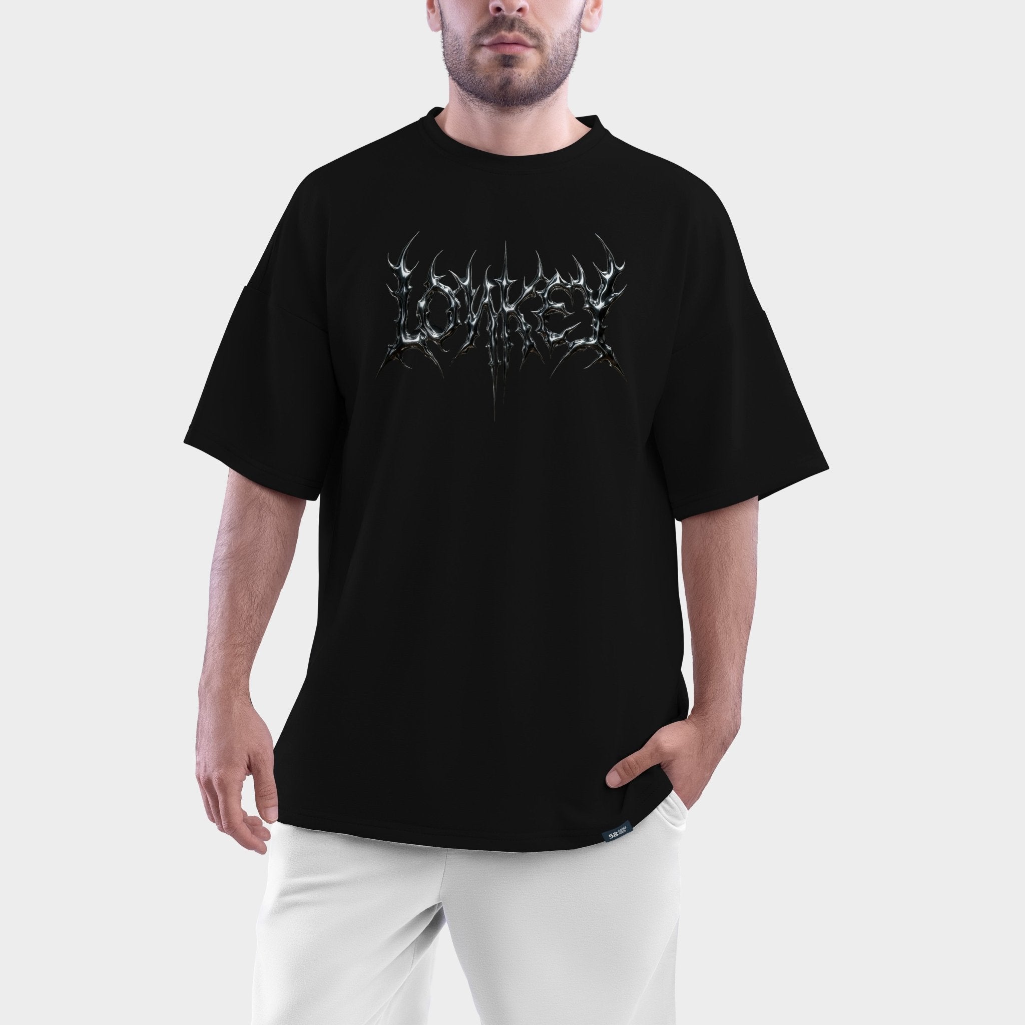 Lowkey — Metallic Logo Tee - BlankNine